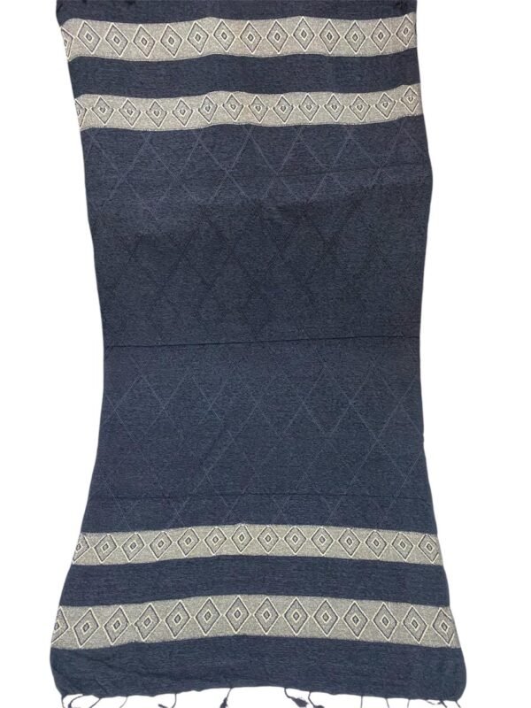 WOVEN SHAWL BLACK