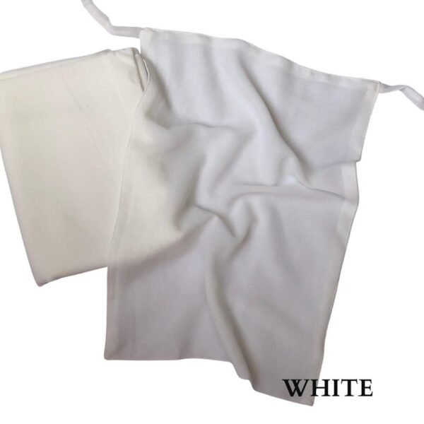 Georgette Hijab and Niqab set white