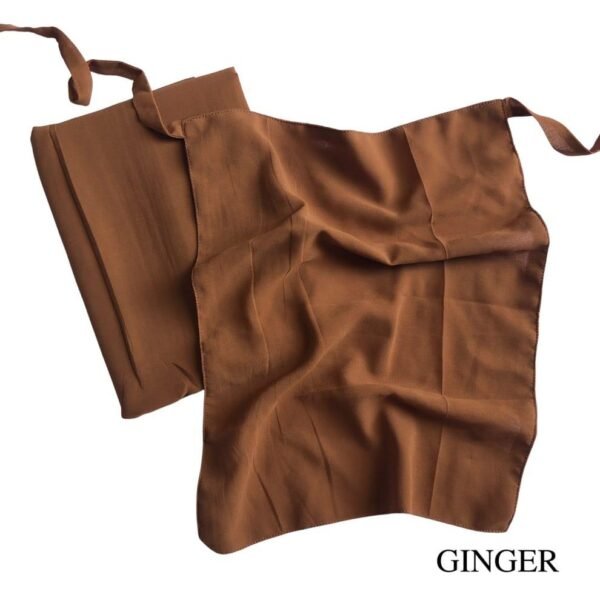 Georgette Hijab and Niqab set Ginger