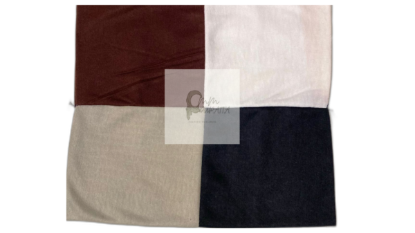4 in 1 Hijab Cap , Brown, Off White, Gary, Black