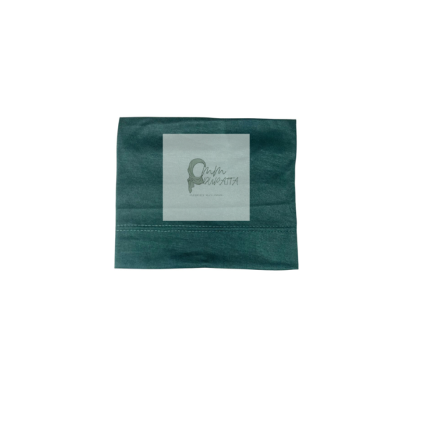 Tube Band Cap for Hijab Bottle Green - Image 2