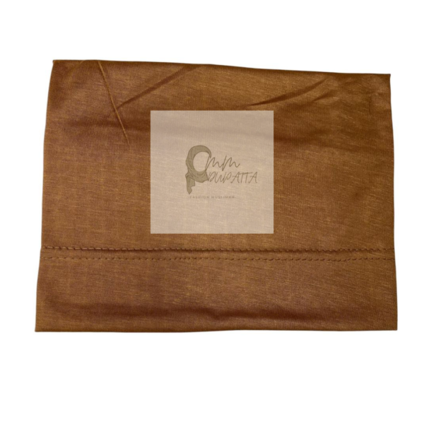 Tube Band Cap for Hijab Light Brown